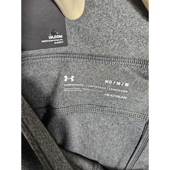 Under Armour Womens Mid Rise Full Length Leggings Gray M Compression - Picture 13 of 13